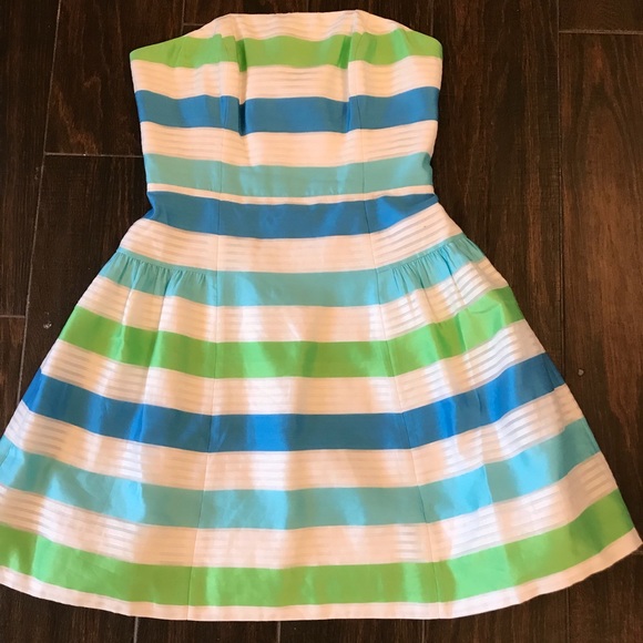 Lily Pulitzer Jordan dress 0 strapless - Picture 2 of 3
